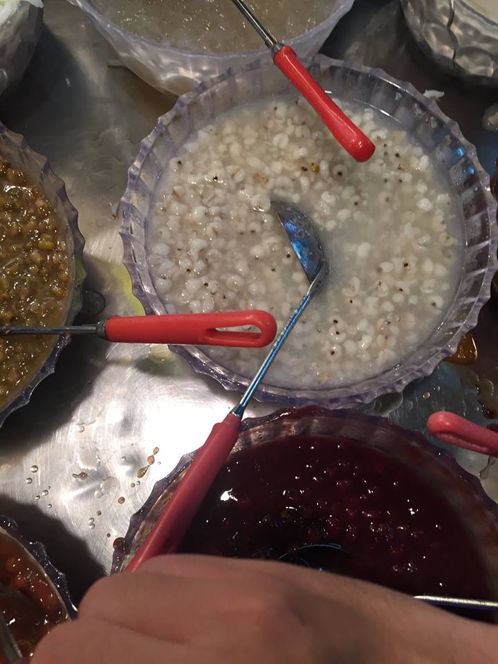 What do tears have to do with an ice treat topping?