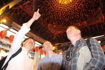 World heritage consultants visit Chiayi temple