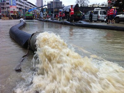 Flooding delays work on Kaohsiung gas pipeline