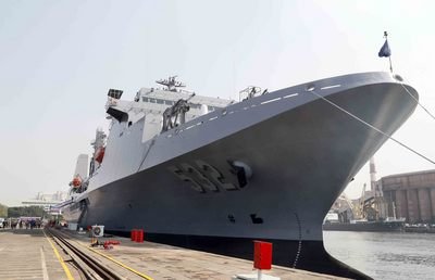 Navy takes delivery of new home-grown supply vessel