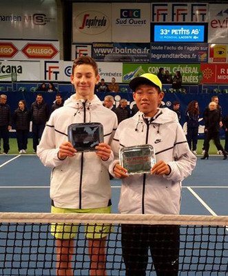 Taiwan teen first Asian to win junior tennis tournament