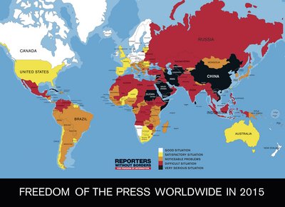 Taiwan leads Asia in press freedom rankings