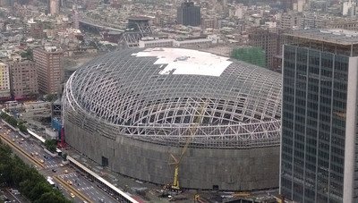 Farglory announces halt to work on Taipei Dome