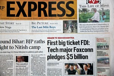 Hon Hai to invest US$5 billion in India
