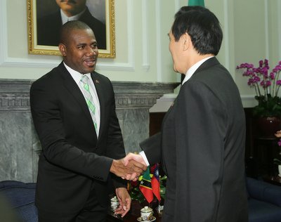 President asks St. Kitts and Nevis to support Taiwanese inclusion in WHO　