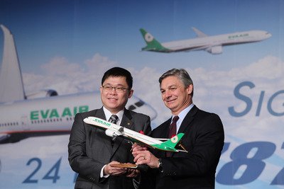 EVA Airways orders 26 new Boeing airliners