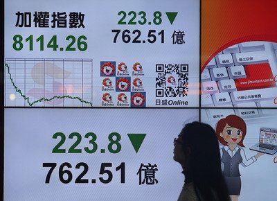 Finance Ministry closely monitoring Taiwan stocks: Official