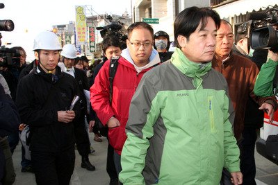 Japanese rescue team helping with rescue work in Tainan