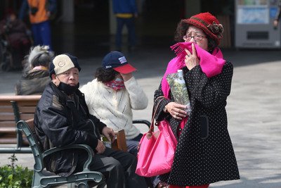 Cold spell to hit Taiwan Monday night