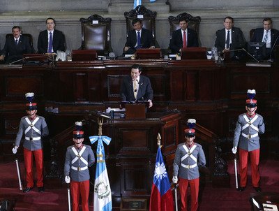 Ma addresses Central American Parliament