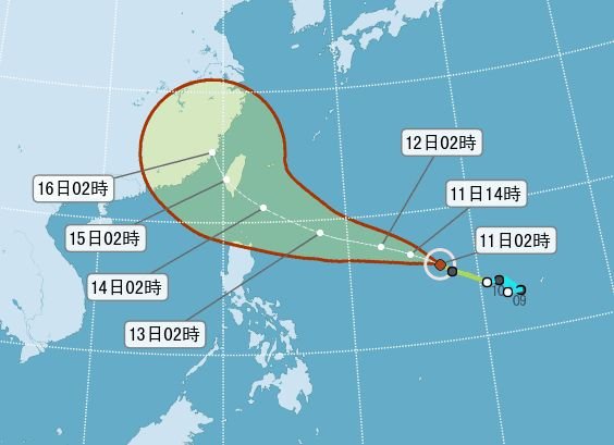 Tropical Storm Meranti set to strengthen into typhoon