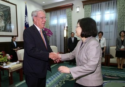 Tsai hopes US gives concrete support for TPP bid