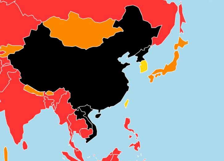 Survey: Taiwan has world’s 43th freest press