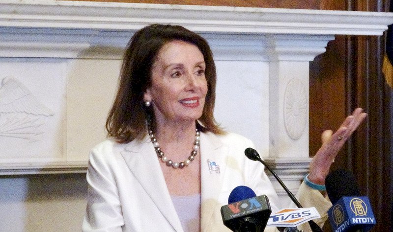 US House Speaker Nancy Pelosi congratulates Tsai on reelection