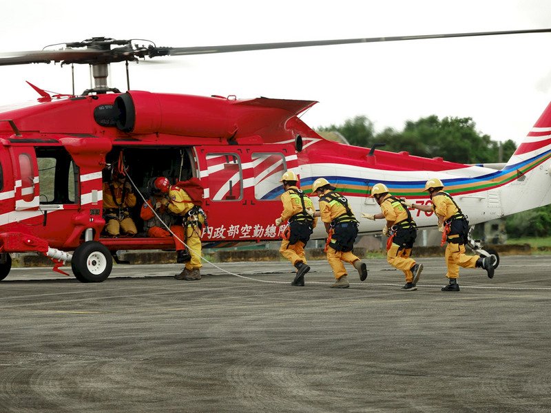 Government holds fire rescue drill in eastern Taiwan