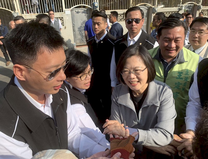 Tsai calls on China to fulfill its promise of democracy for Hong Kong
