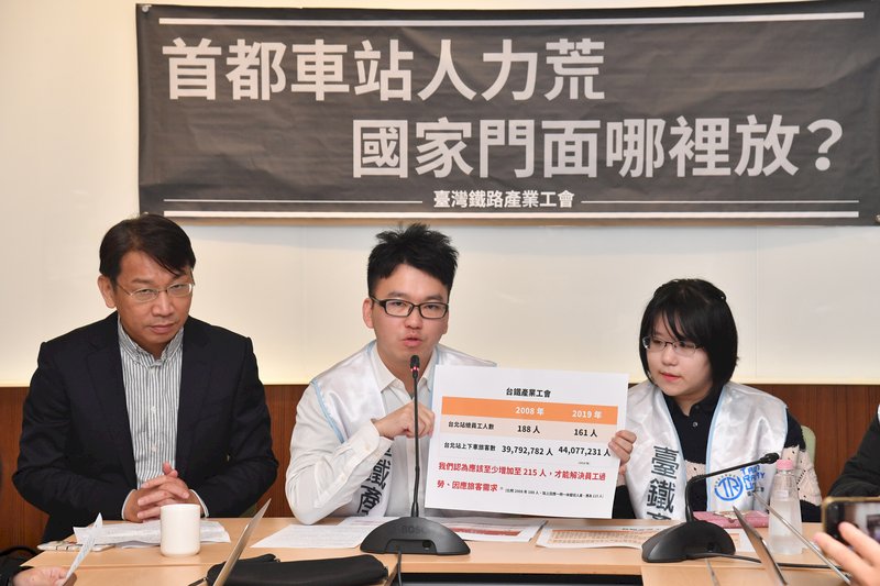 Taiwan Railway Union calls for better working conditions