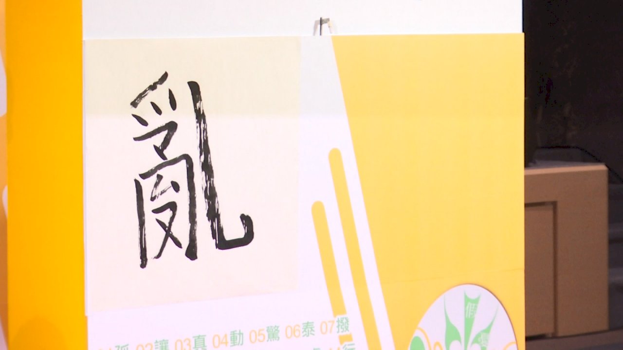 “Chaos” is Taiwan’s word of the year for 2019