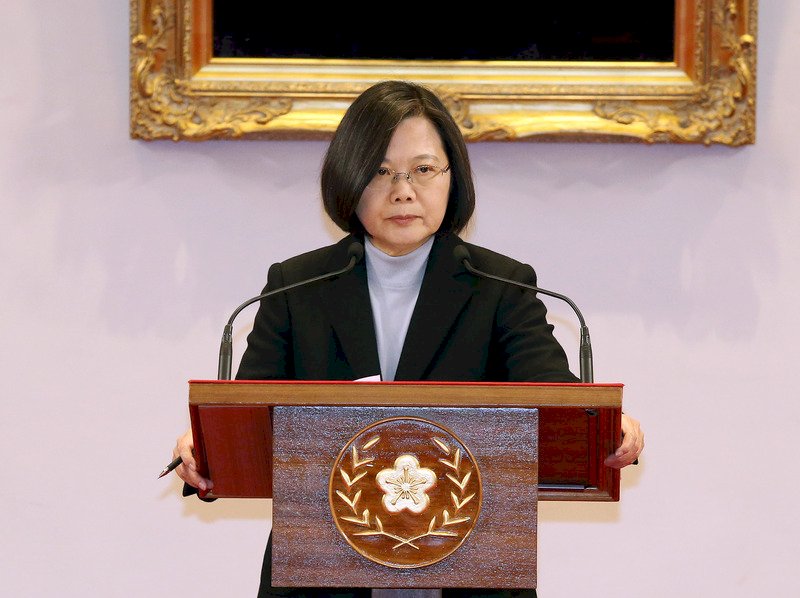 Taiwan won’t accept “one country, two systems” formula: Tsai