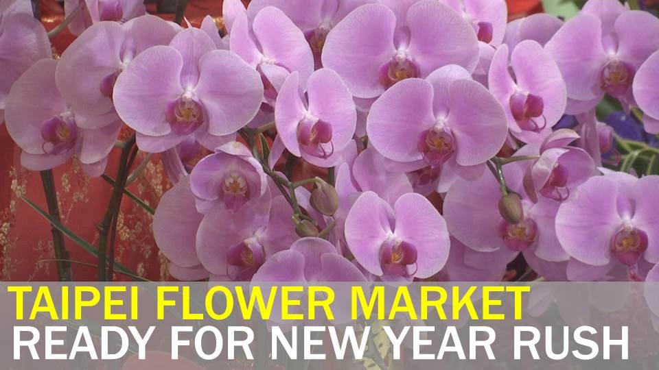 Taipei flower market to stay open 108 hours to meet holiday demand