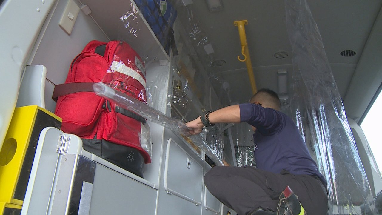 VIDEO: Police, paramedics take steps to protect themselves from COVID-19