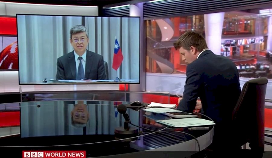 VP tells BBC that Taiwan is ready to help in fight against COVID-19