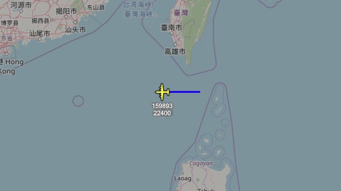 US military aircraft fly by Taiwan 10 times in 3 weeks