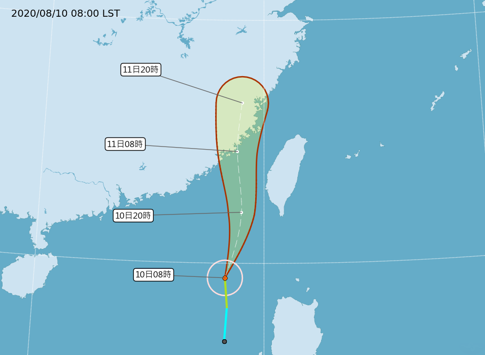 Taiwan issues land and sea warnings for Tropical Storm Mekkhala
