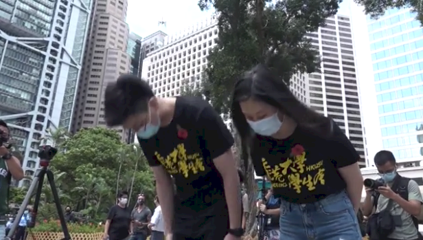 Taiwan groups condemn arrest of Hong Kong students