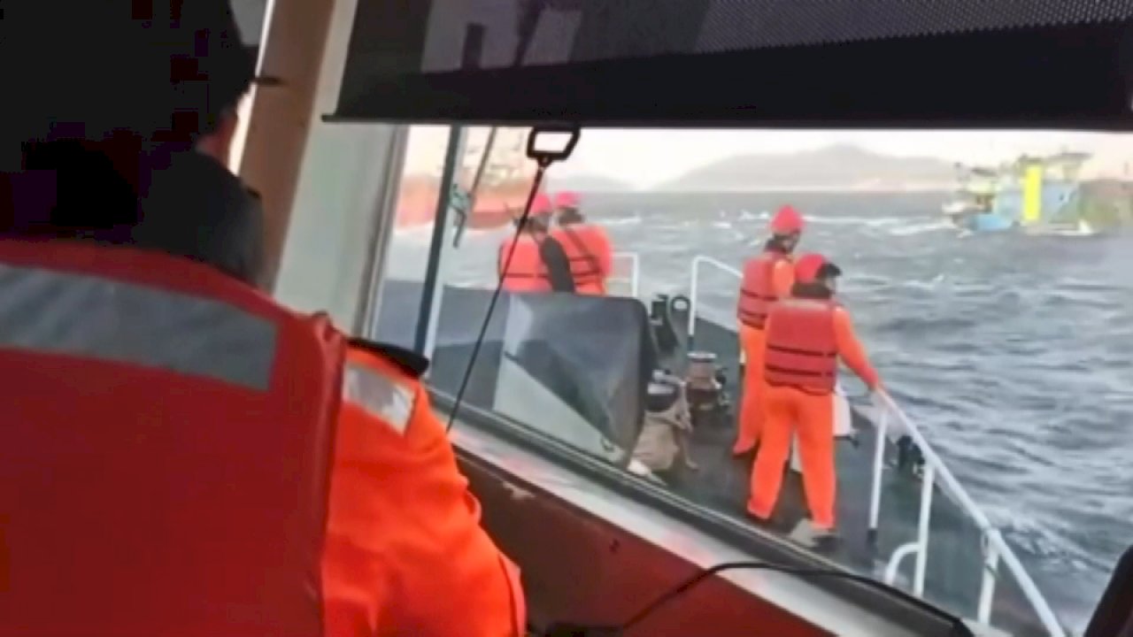 More than 100 Chinese boats gather in Taiwanese waters near Matsu