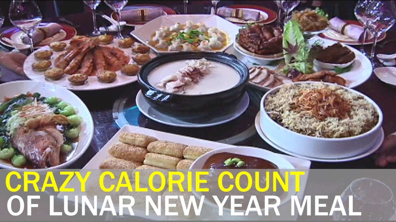 VIDEO: 23,000 calories per table: Lunar New Year meal health cost