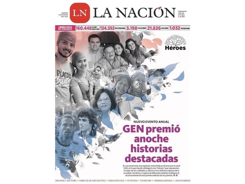 Paraguayan TV station names Tsai a “friendship hero”
