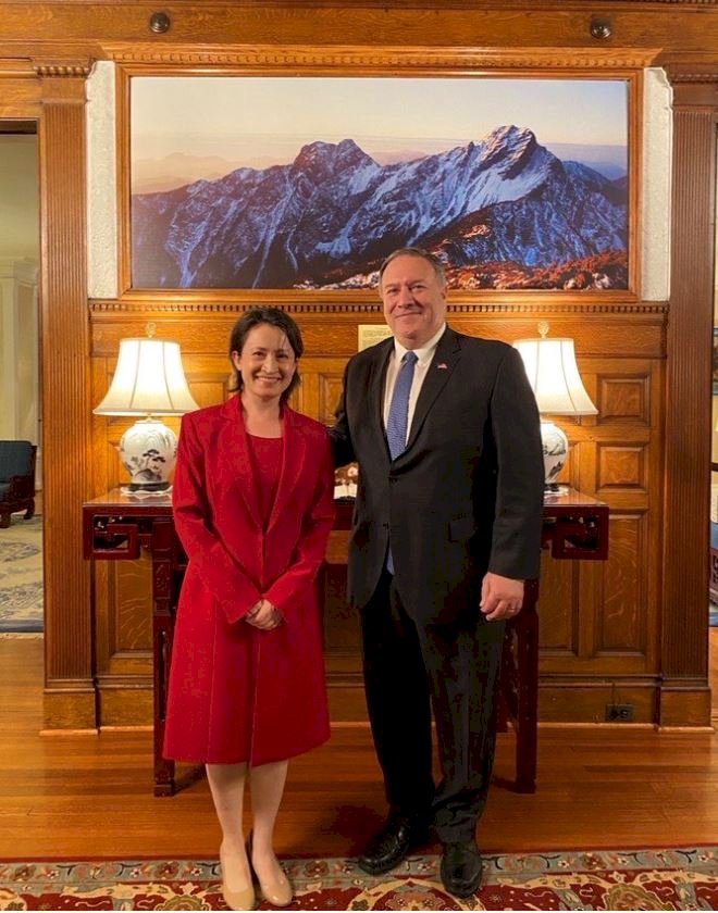 Taiwan envoy to US meets with former US Secretary of State Pompeo