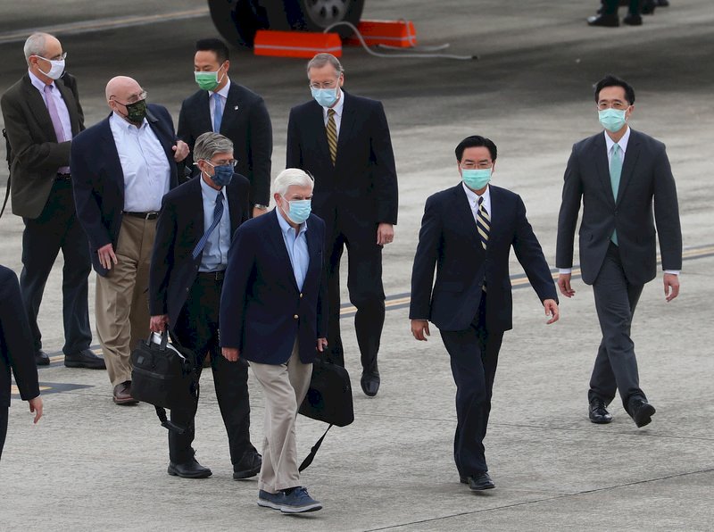 Delegation sent by Biden arrives in Taiwan