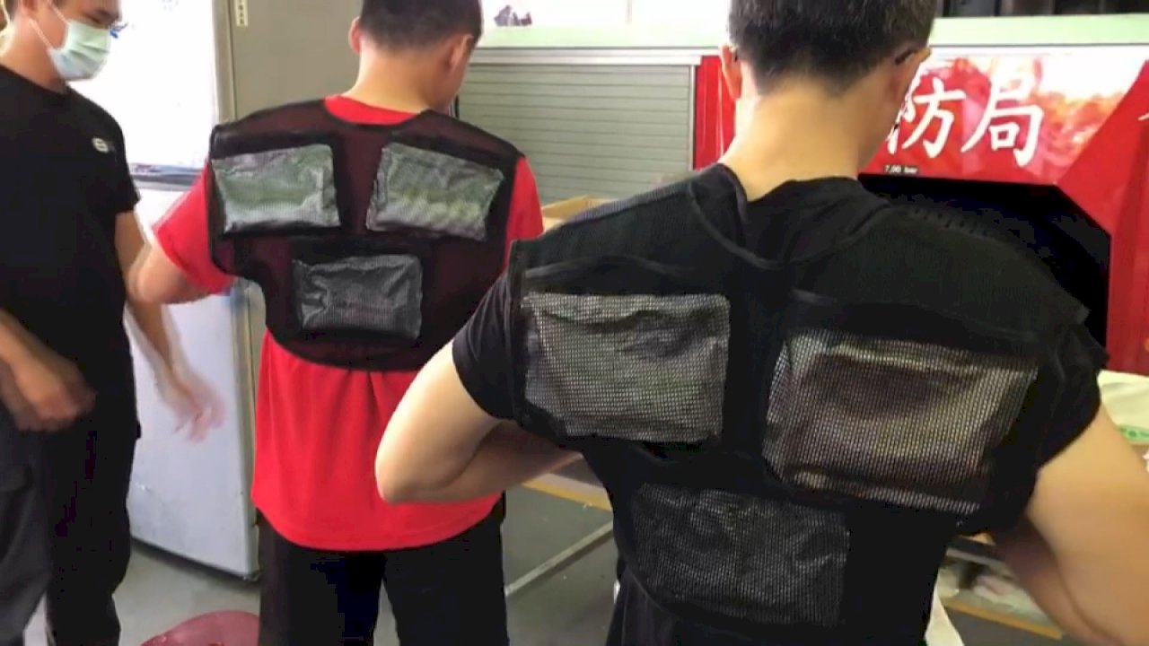 Fire department introduces cooling vests to prevent overheating