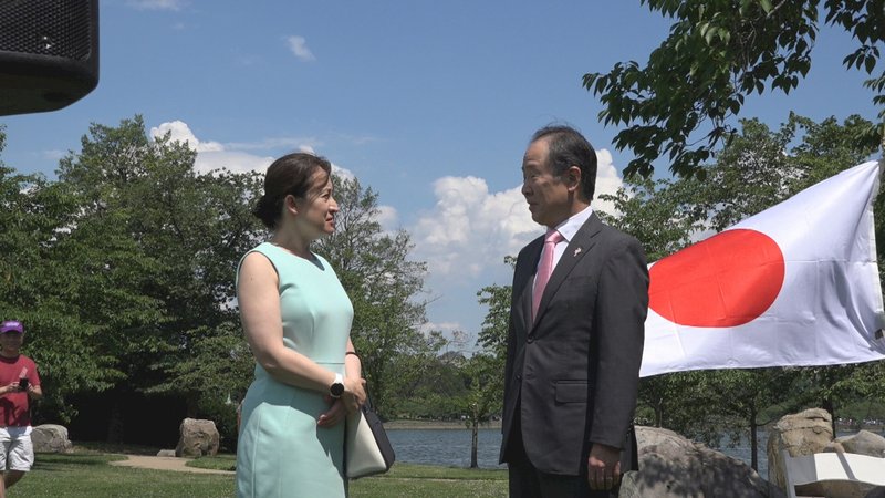 Taiwan’s US representative thanks Japan ambassador for vaccine donation