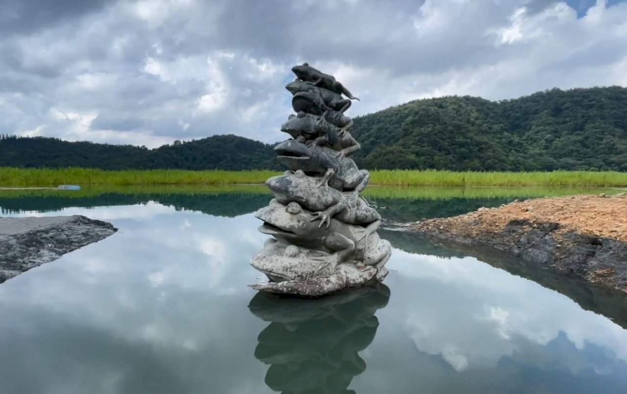 VIDEO: “Plum rains” slowly fill up reservoirs in Taiwan after dry spell