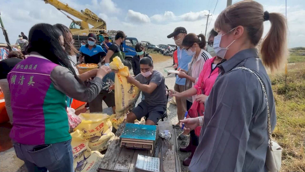 VIDEO: Huge catch of mullet roe at Taiwan’s Changhua port