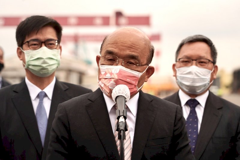 Premier Su praises Taiwan’s COVID measures, encourages vaccination
