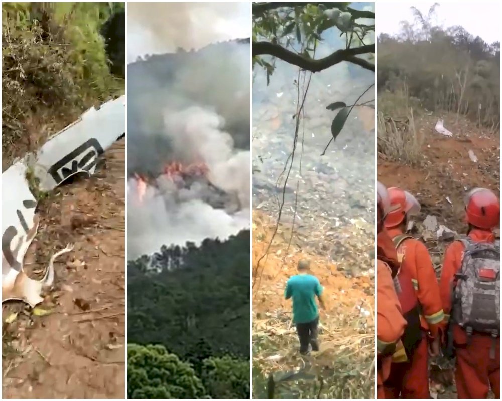 China passenger jet crashes, cause and survivors still unknown