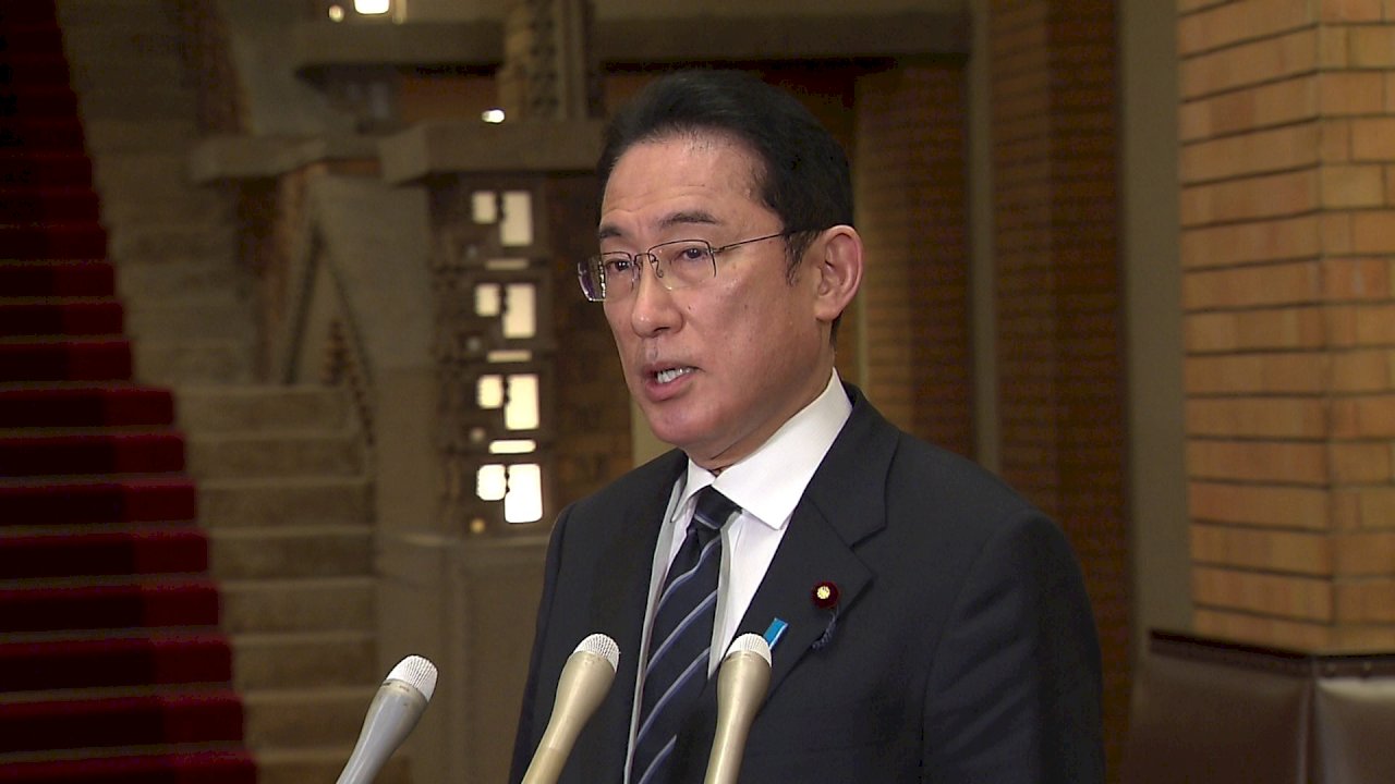 Japanese PM emphasizes peace in Taiwan Strait