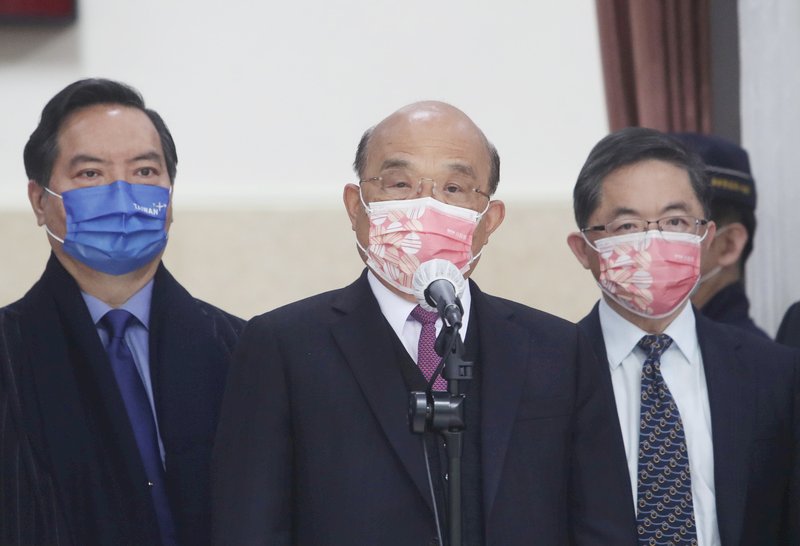 Taiwan premier touts ‘new Taiwan model’ of COVID-19 response