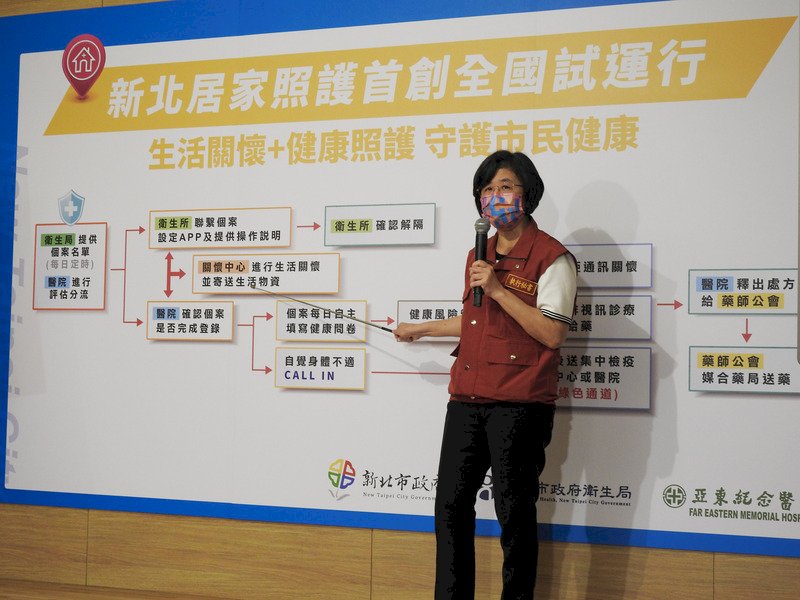 New Taipei City tests COVID-19 home quarantine program