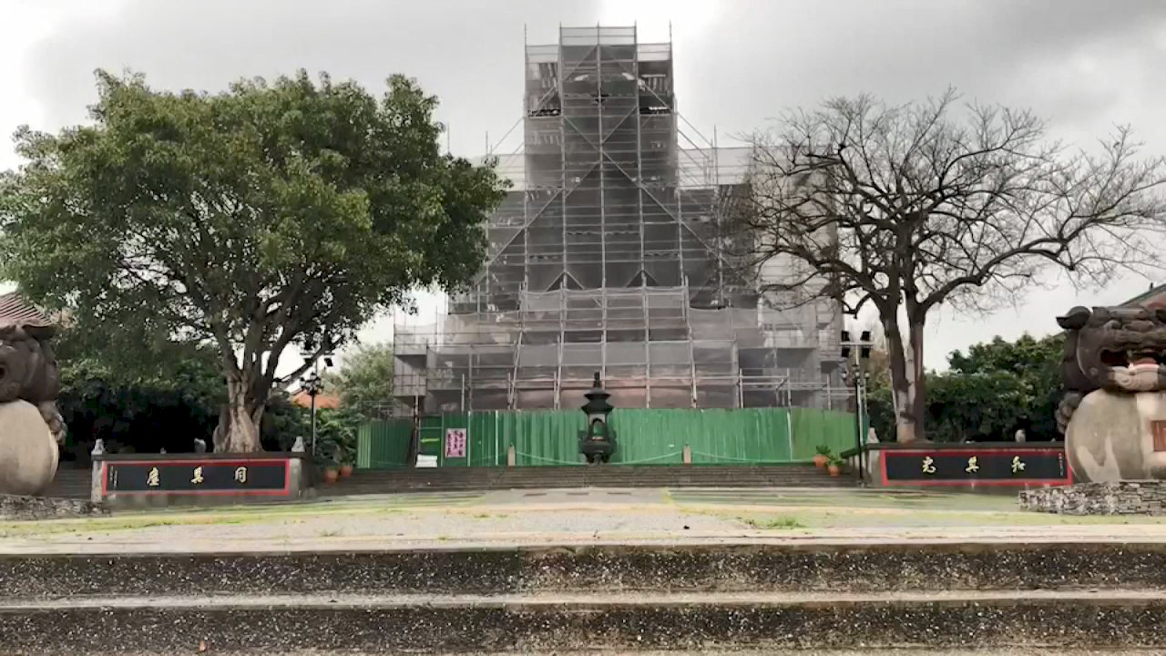 VIDEO: Buddha statue in Changhua County in “quarantine”