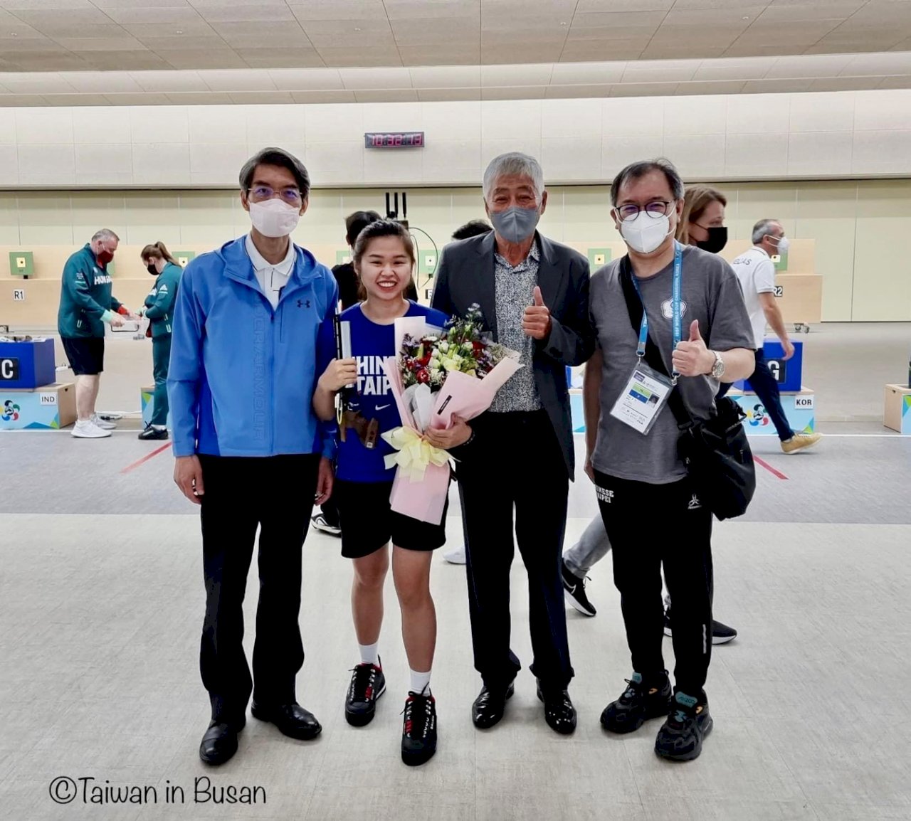 Yu Ai-wen takes silver at shooting sport World Cup