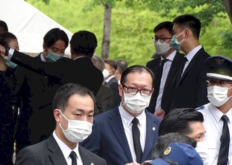 Vice president Lai attends Shinzo Abe’s funeral
