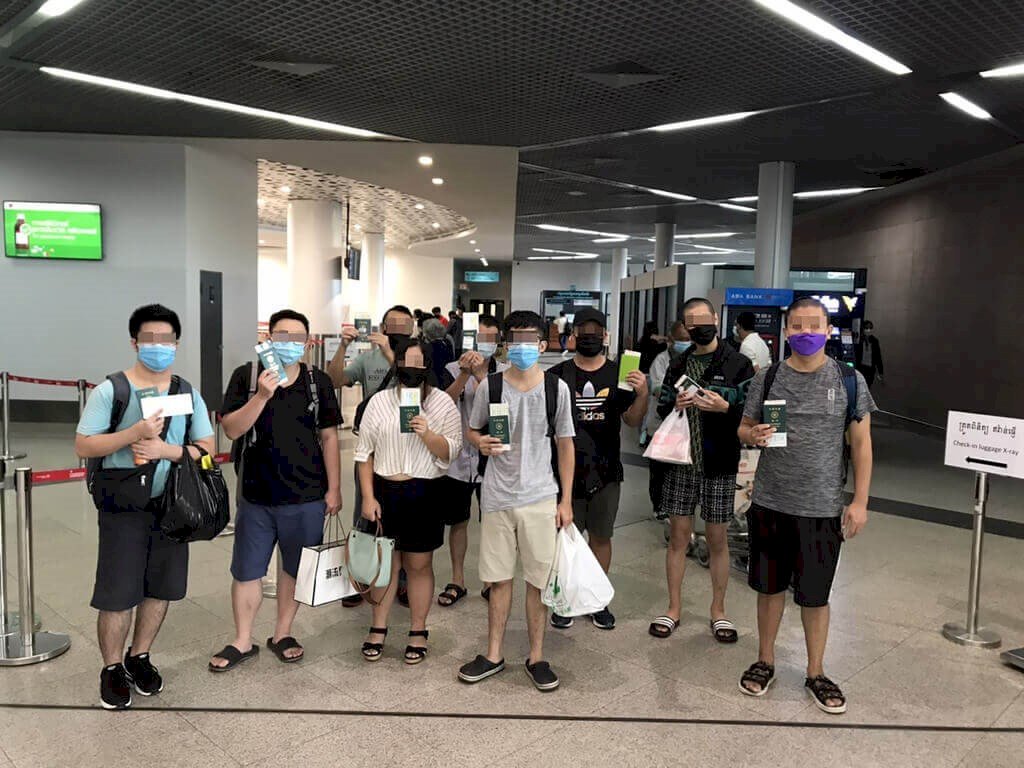 11 human trafficking victims return to Taiwan from Cambodia