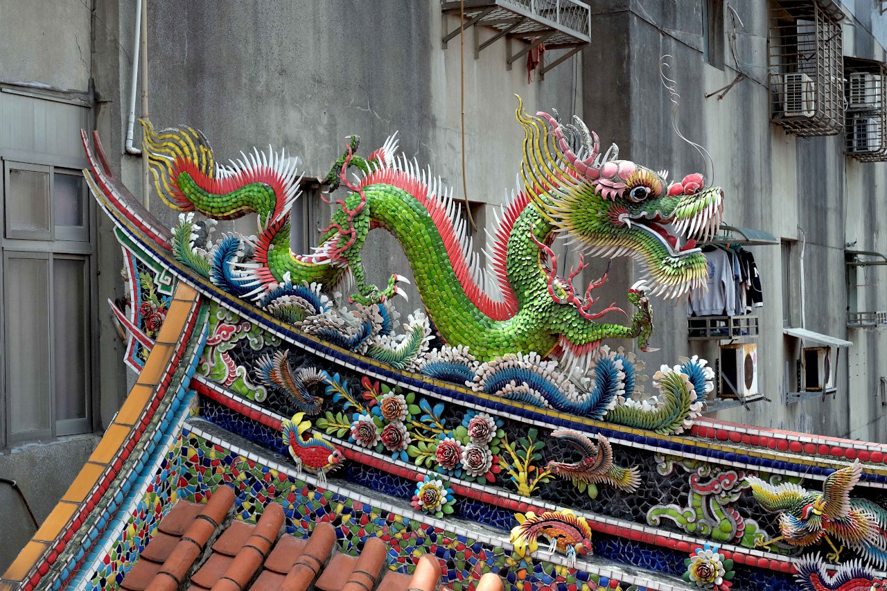 Mythical beasts: Dragons and temple architecture in Taiwan