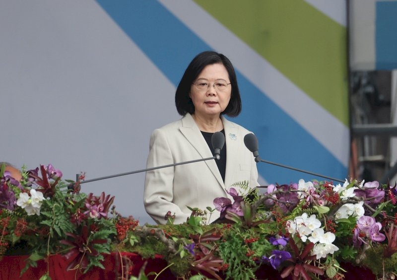 President: Taiwan willing to work with China for a mutually agreeable cross-strait arrangement for peace