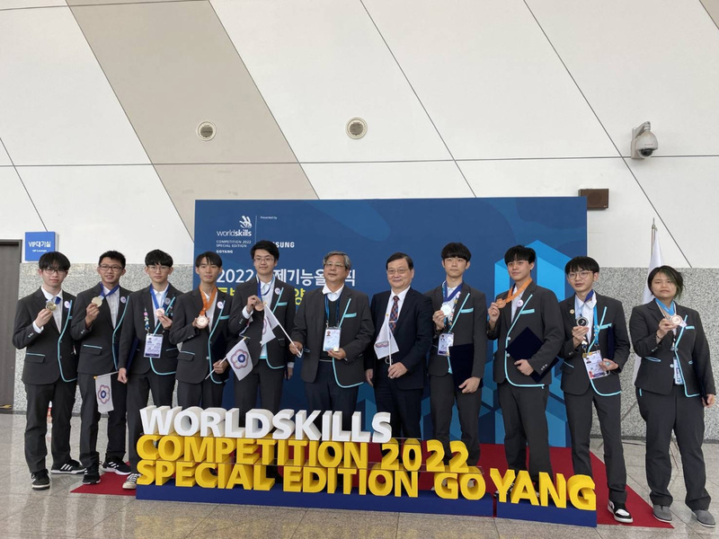 Taiwan wins 25 medals at 2022 WorldSkills Competition